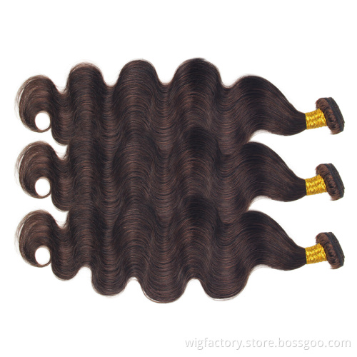 10A Brazilian Hair Weave hair bundles brazilian ombre brown, brown human hair bundles, #4 color brown straight bundles